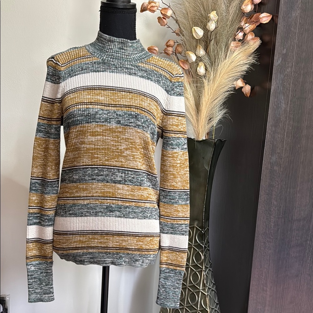 Prana Multicolor Ribbed Sweater